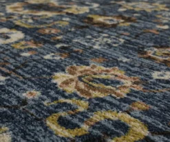 Bay Hill Navy & Brown Floral Area Rug, (2' X 8') -Cheap Home Store 810601131 A8 3