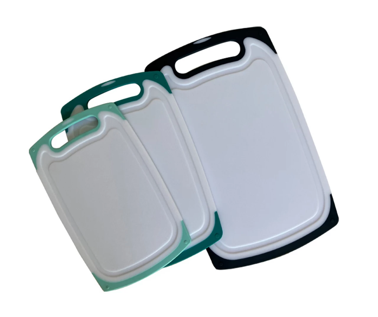 Multicolor 3-Piece Poly Cutting Board Set 4 Multicolor 3-Piece Poly Cutting Board Set - Image 2