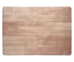 Tan Printed Wood Plank Desk Mat, (34" X 47")