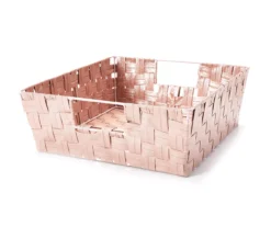 Metallic Woven Storage Bin -Cheap Home Store 810609645 A1 1