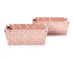 Metallic Woven Storage Bin -Cheap Home Store 810609648 A0