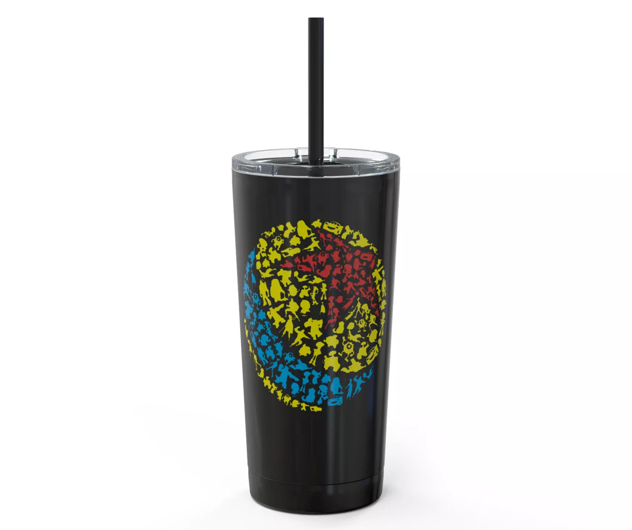 Disney Latah Black & Yellow Character Toy Story Ball Travel Tumbler, 19.5 Oz. 3 Disney Latah Black & Yellow Character Toy Story Ball Travel Tumbler, 19.5 Oz.