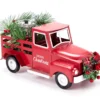 Santa's Workshop "Merry Christmas" Red Truck & Greenery Votive Candle Holder -Cheap Home Store 810613332 A0 1