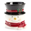 Santa's Workshop Snowman Ceramic Candle Holder -Cheap Home Store 810615081 A0