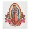 White & Red Our Lady Of Guadalupe Fleece Raschel Throw, (50" X 60") 2 White & Red Our Lady Of Guadalupe Fleece Raschel Throw, (50" X 60") -Cheap Home Store 810616372 A0 1