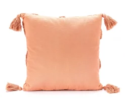 Blush Tufted Lattice Square Throw Pillow -Cheap Home Store 810617166 A8 2