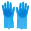 Blue Reusable Silicone Scrubber Gloves, 2-Pack 2 Blue Reusable Silicone Scrubber Gloves, 2-Pack -Cheap Home Store 810617223 A0 1