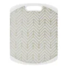 White & Gold Chevron Cutting Board, (11" X 14") -Cheap Home Store 810618379 A0 1