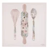 Floral Cooking Utensils Art Canvas, (12" X 12") -Cheap Home Store 810618942 A0