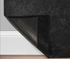 Black Velvet Abstract Blackout Grommet Curtain Panel Pair, (63") -Cheap Home Store 810651228 810651222 A0 3