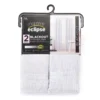 Naptime White Blackout Rod Pocket Curtain Panel Pair, (84") -Cheap Home Store 810664684 A0