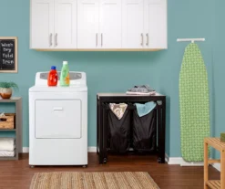 Black Double Laundry Sorter & Folding Table -Cheap Home Store 810669666 A0 4