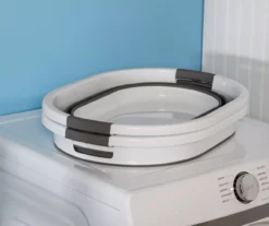 Dark Gray & White Collapsible Laundry Baskets, 2-Pack -Cheap Home Store 810669677 A0 8