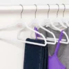 White Slim Rubber Hangers, 50-Pack -Cheap Home Store 810669691 A0 1