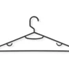 Black Plastic Hangers, 15-Pack