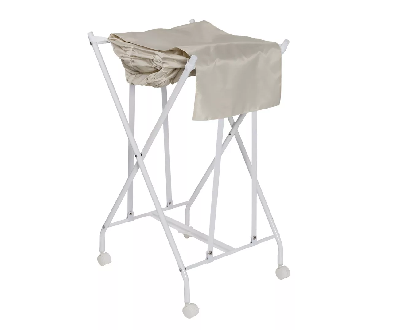 White & Beige Bounce-Back Laundry Hamper 3 White & Beige Bounce-Back Laundry Hamper