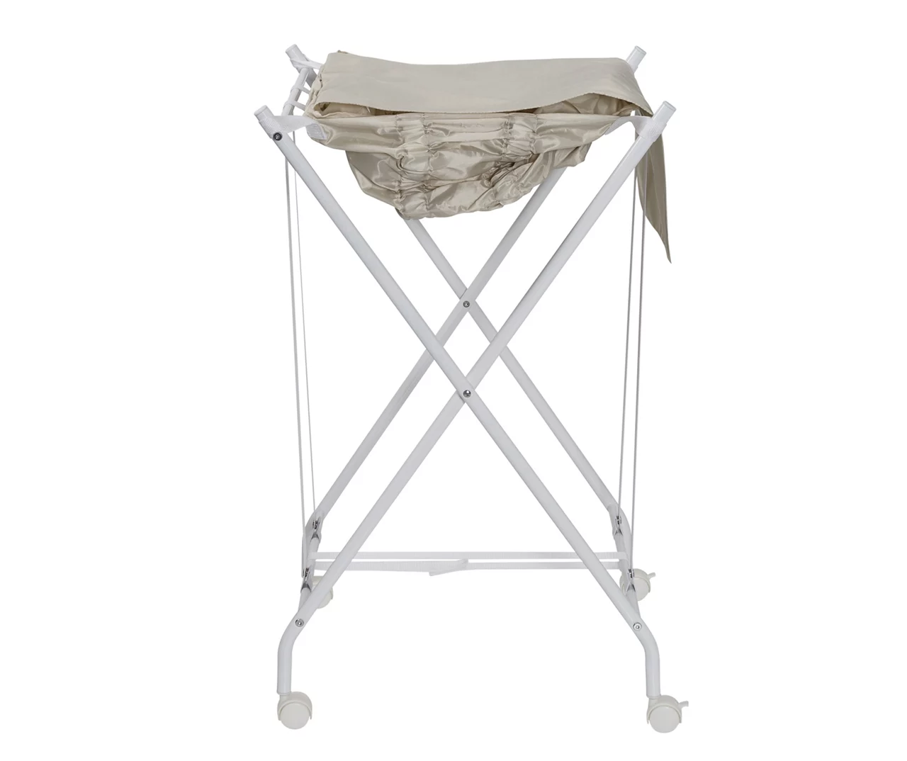 White & Beige Bounce-Back Laundry Hamper 5 White & Beige Bounce-Back Laundry Hamper - Image 3