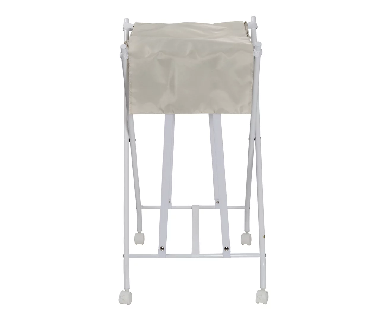 White & Beige Bounce-Back Laundry Hamper 6 White & Beige Bounce-Back Laundry Hamper - Image 4