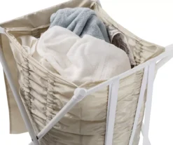 White & Beige Bounce-Back Laundry Hamper 17 White & Beige Bounce-Back Laundry Hamper -Cheap Home Store 810669714 A0 6