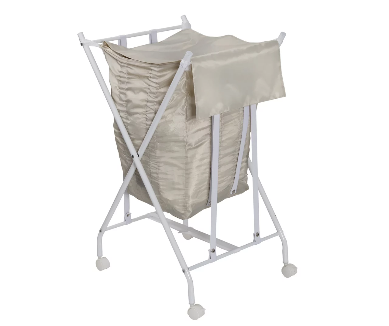 White & Beige Bounce-Back Laundry Hamper 11 White & Beige Bounce-Back Laundry Hamper - Image 9