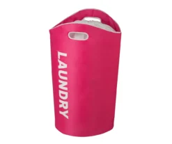 "Laundry" Pink Laundry Hamper -Cheap Home Store 810669718 A0 3