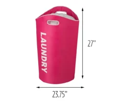 "Laundry" Pink Laundry Hamper -Cheap Home Store 810669718 A0 4