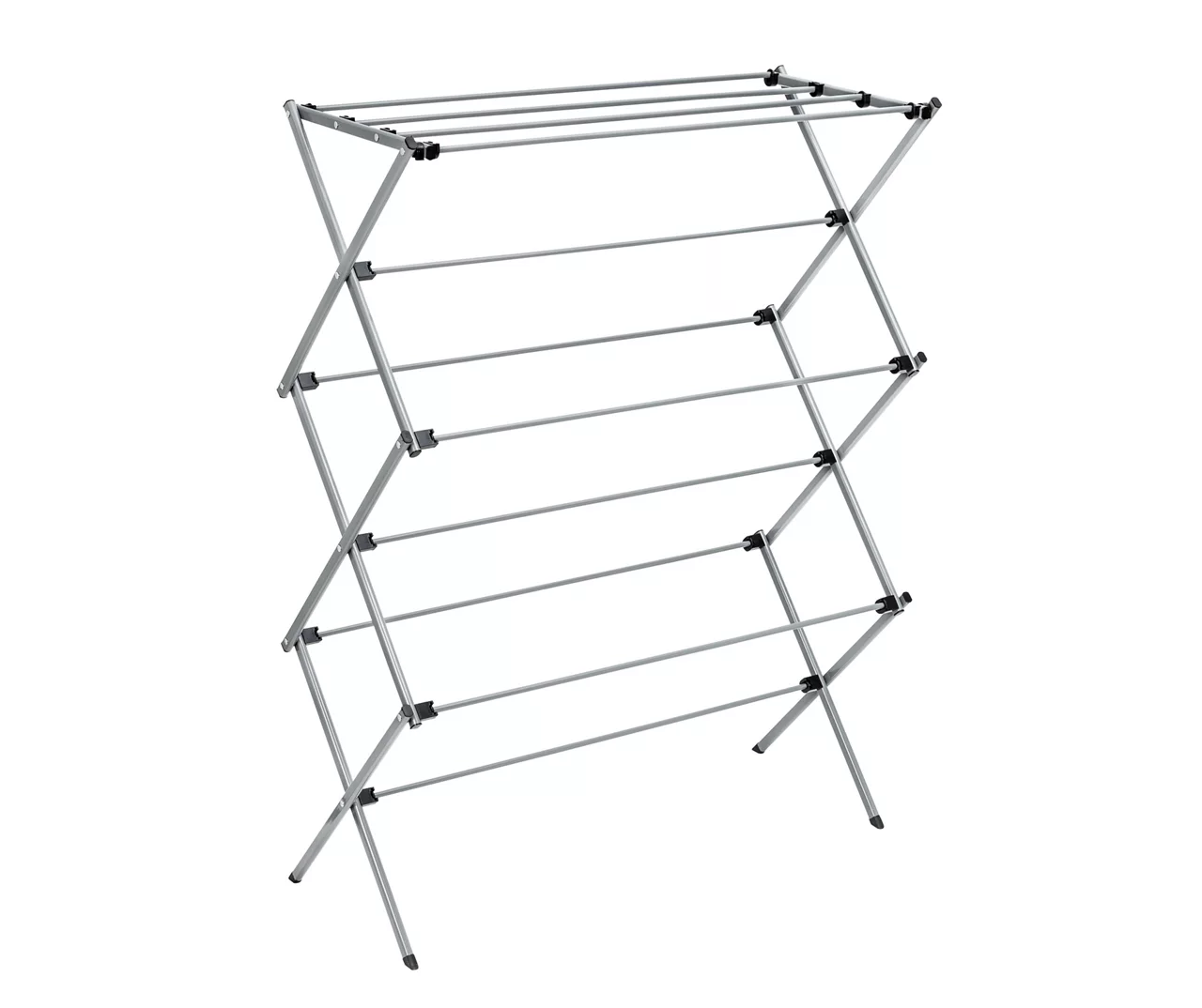 Gray Oversize Collapsible Drying Rack 3 Gray Oversize Collapsible Drying Rack