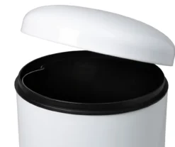White Stainless Steel 8-Gal. Round Pedal Soft-Close Trash Can 15 White Stainless Steel 8-Gal. Round Pedal Soft-Close Trash Can -Cheap Home Store 810669726 A0 6