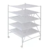 White 5-Tier Flat Drying Rack -Cheap Home Store 810669735 A0 1
