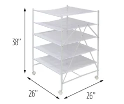 White 5-Tier Flat Drying Rack -Cheap Home Store 810669735 A0 4