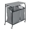 Gray Double Laundry Sorter & Ironing Table -Cheap Home Store 810669743 A0 1