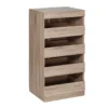 Brown 4-Drawer Stackable Storage Cabinet -Cheap Home Store 810669746 A0 1