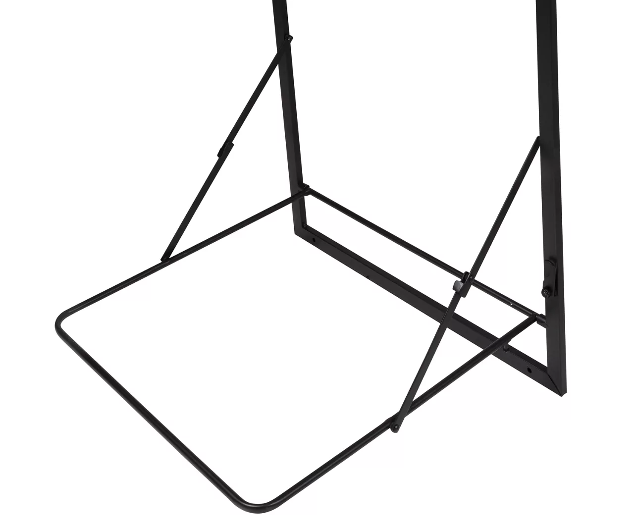 Black & Walnut-Finish Wall-Mounted Hamper With Shelf 6 Black & Walnut-Finish Wall-Mounted Hamper With Shelf - Image 4