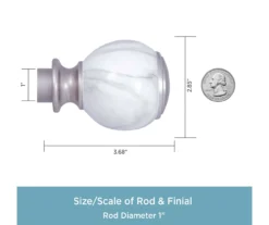 Kenney Khalessi 1" Adjustable Curtain Rod -Cheap Home Store 810679530 A0 03