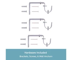 Kenney Khalessi 1" Adjustable Curtain Rod -Cheap Home Store 810679530 A0 05