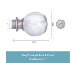 Kenney Khalessi 1" Adjustable Curtain Rod -Cheap Home Store 810679532 A0 03