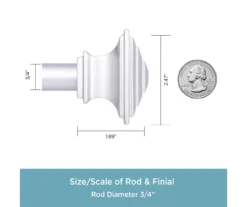 Kenney Mission 3/4" Adjustable Curtain Rod 19 Kenney Mission 3/4" Adjustable Curtain Rod -Cheap Home Store 810679539 A0 03