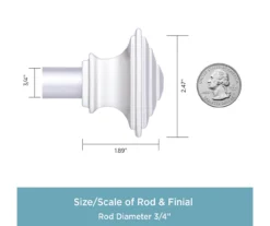 Kenney Mission 3/4" Adjustable Curtain Rod 15 Kenney Mission 3/4" Adjustable Curtain Rod -Cheap Home Store 810679575 A0 03