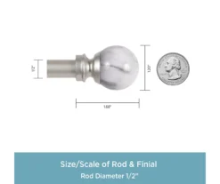 Kenney Jillian Marble Adjustable Curtain Rod 22 Kenney Jillian Marble Adjustable Curtain Rod -Cheap Home Store 810679598 A0 03