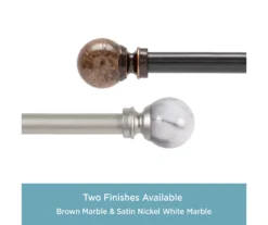 Kenney Jillian Marble Adjustable Curtain Rod 20 Kenney Jillian Marble Adjustable Curtain Rod -Cheap Home Store 810679599 A0 06