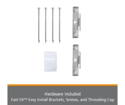 Kenney Fast Fit 2-Piece Adjustable Tension Curtain Rod Set, (28"-48") -Cheap Home Store 810679608 A0 07