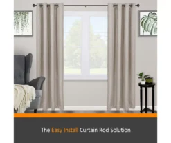 Kenney Carey Fast Fit 5/8" Adjustable Curtain Rod 18 Kenney Carey Fast Fit 5/8" Adjustable Curtain Rod -Cheap Home Store 810679624 A0 02