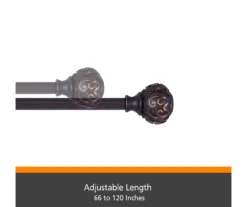 Kenney Carey Fast Fit 5/8" Adjustable Curtain Rod 20 Kenney Carey Fast Fit 5/8" Adjustable Curtain Rod -Cheap Home Store 810679624 A0 04