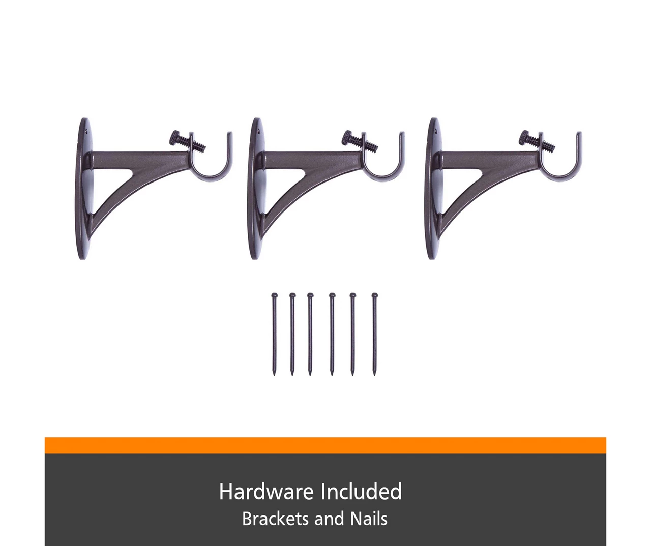 Kenney Carey Fast Fit 5/8" Adjustable Curtain Rod 12 Kenney Carey Fast Fit 5/8" Adjustable Curtain Rod - Image 10