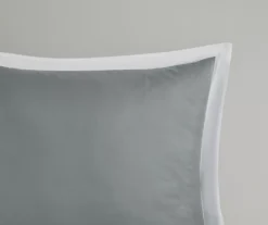 Kingston Gray & White Buffalo Check King 8-Piece Comforter Set -Cheap Home Store 810679989 810679990 810679991 A8 10